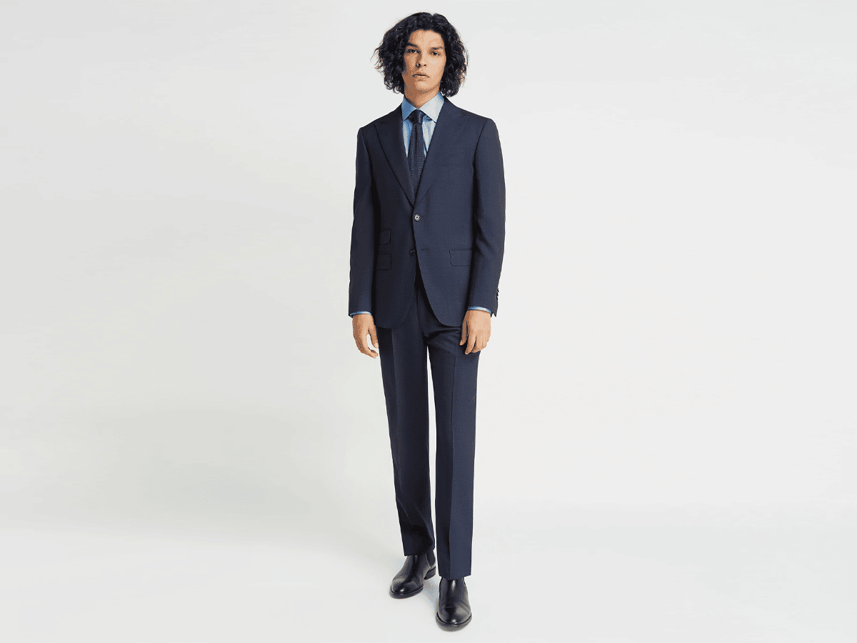 Farage blue suit