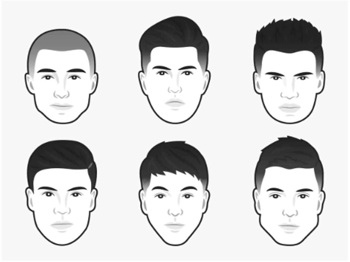 Best Haircuts For Men With Heart Face  Heart shaped face hairstyles Heart  shaped face haircuts Face shape hairstyles men