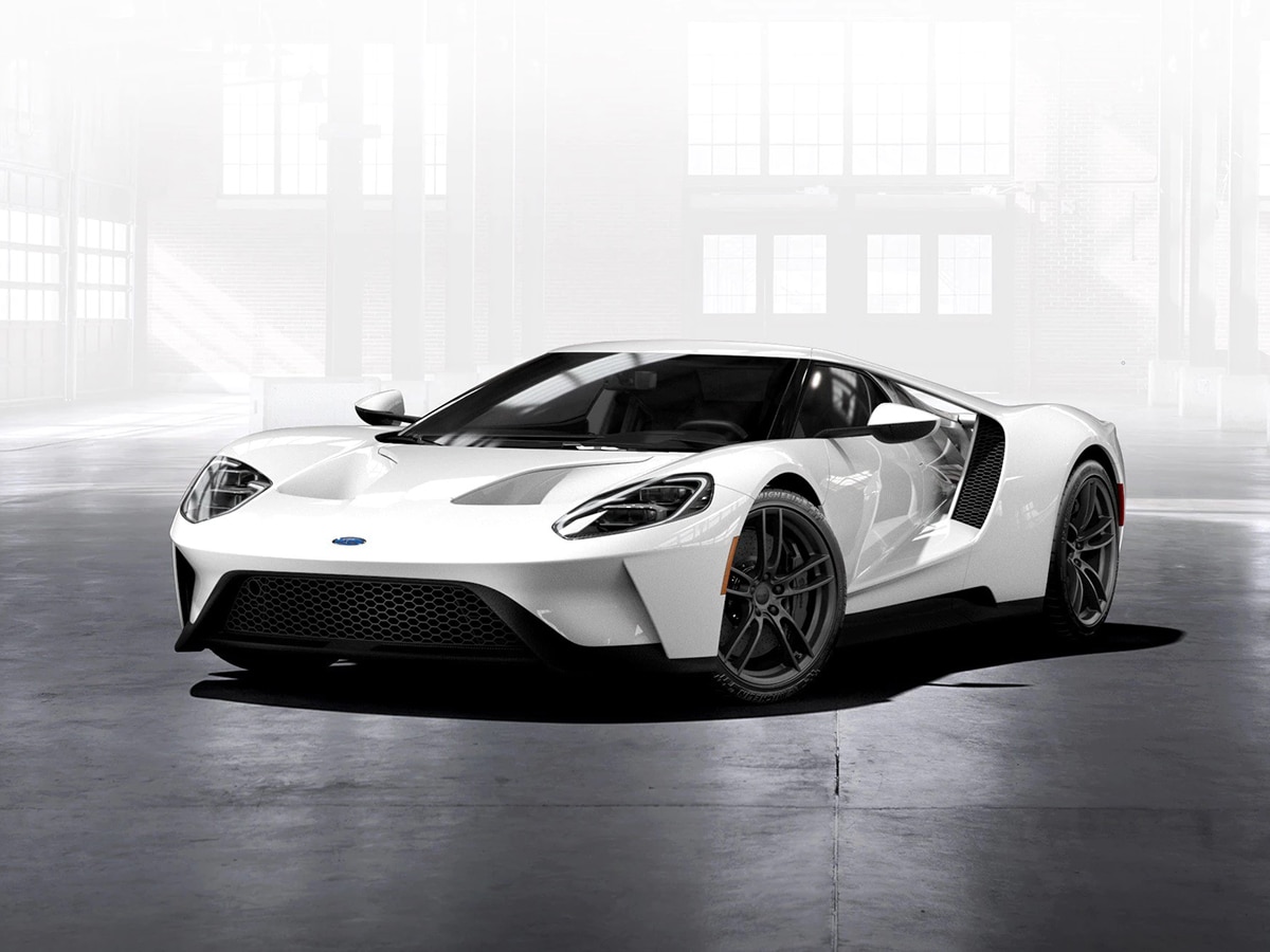 white ford gt