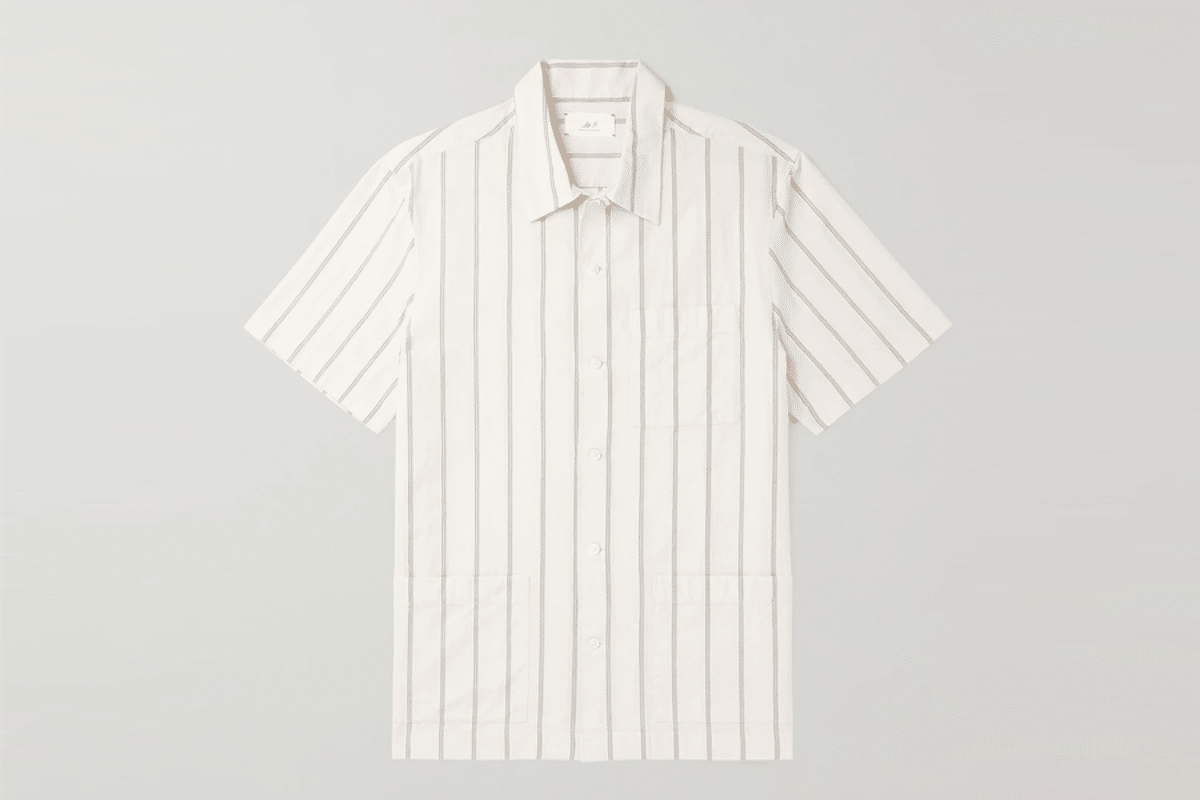 April mr p striped cotton shirt