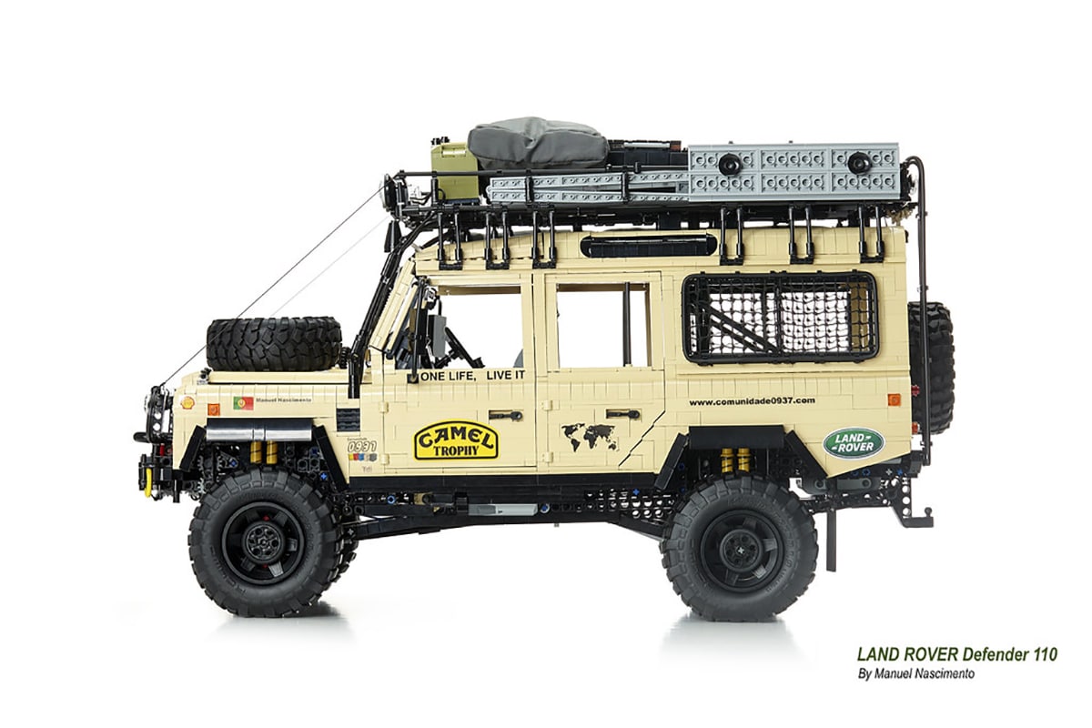 Camel x lego land rover build 1