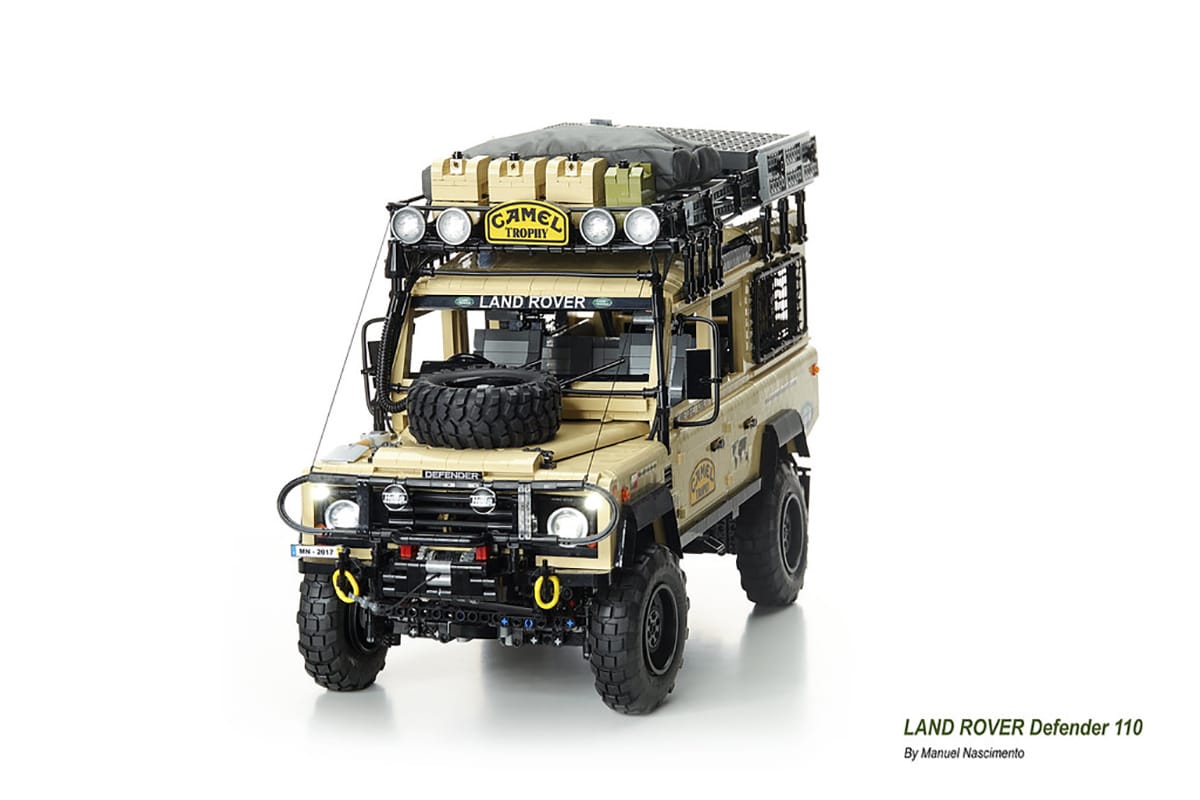 Camel x lego land rover build 3