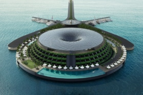 Haads floating hotel