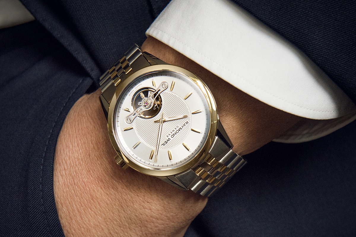 Raymond weil freelancer gold