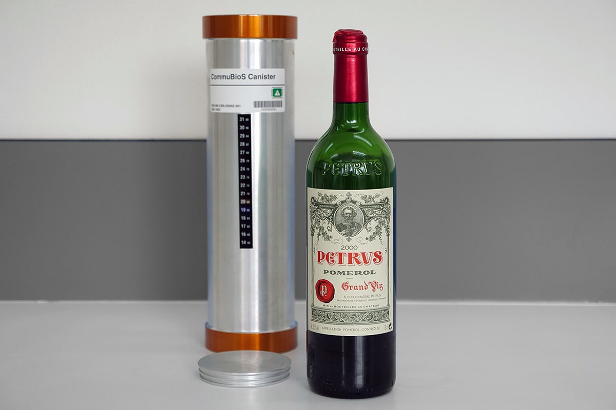 The first space aged wine