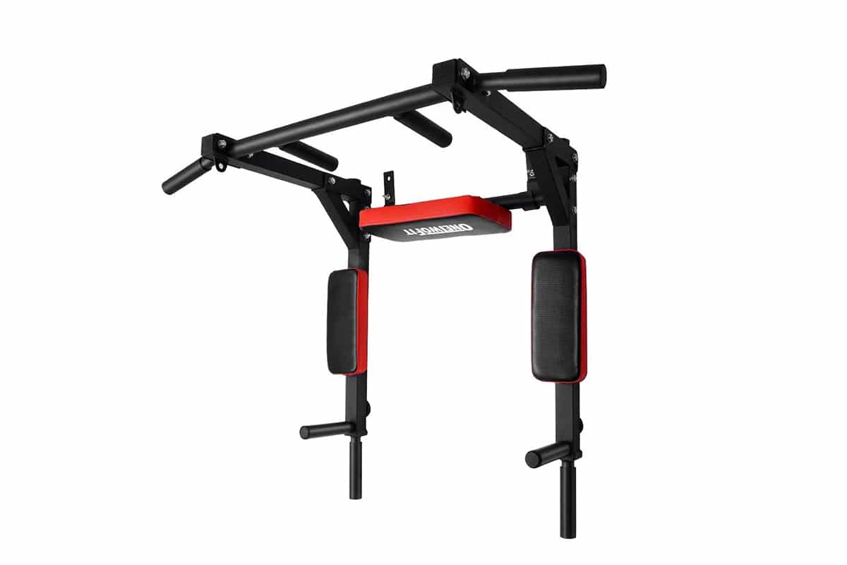 onetwofit multifunctional wall mounted pull up bar