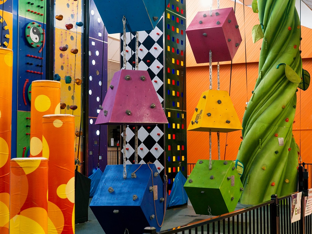 crazy climb indoor rock climbing centre interior