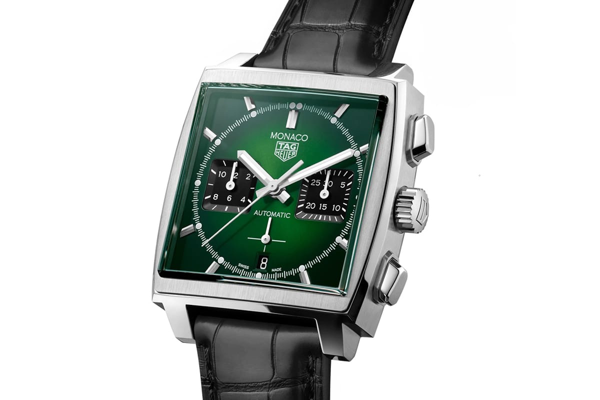 TAG Heuer Monaco Green watch