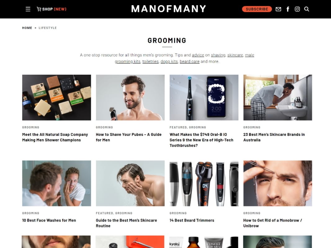 15 Best Grooming Blogs, Sites & Magazines Man of Many