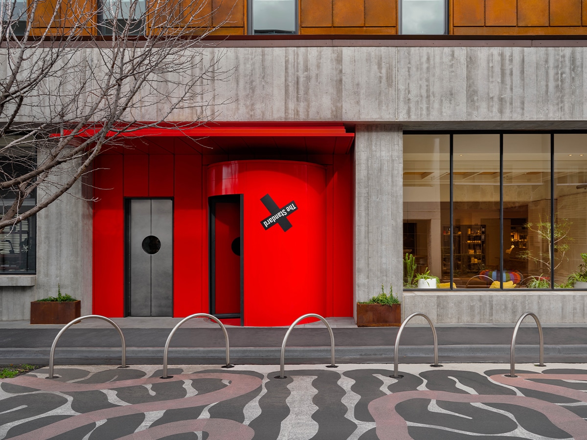 The standardx hotel front of hotel