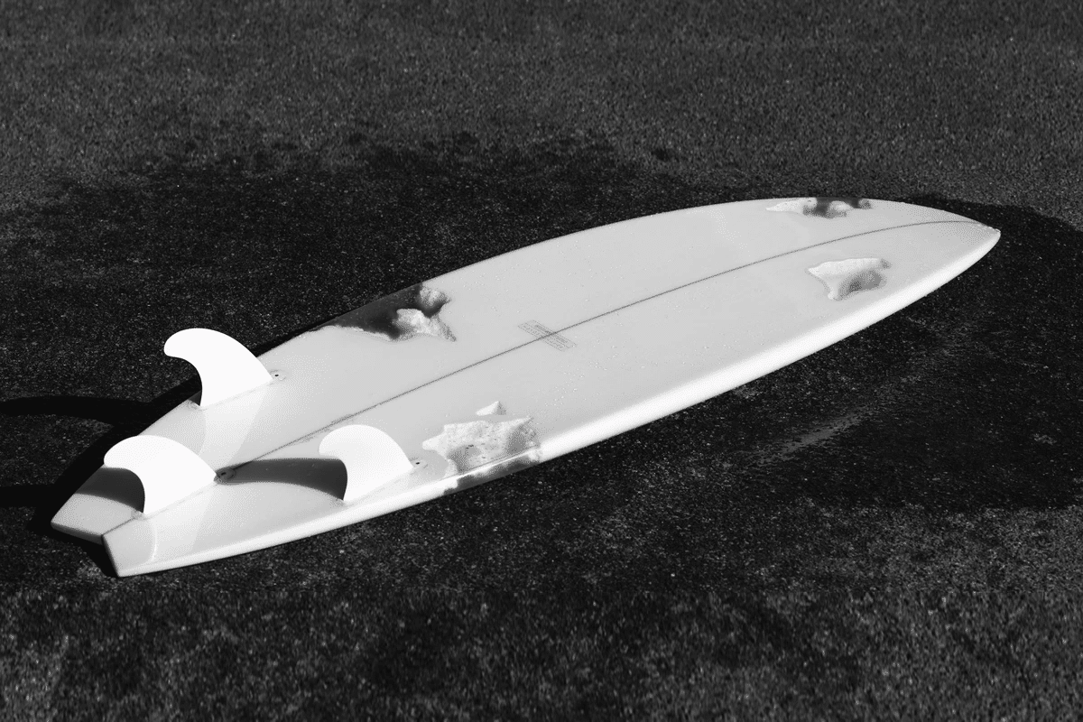 Arsham x haydenshapes eroded surfboard