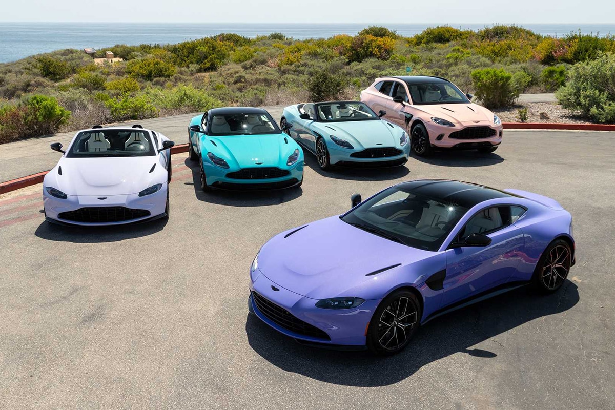 Aston martin pastel collection