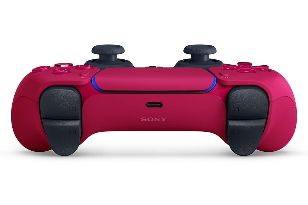 Cosmic red playstation 5 controller 3