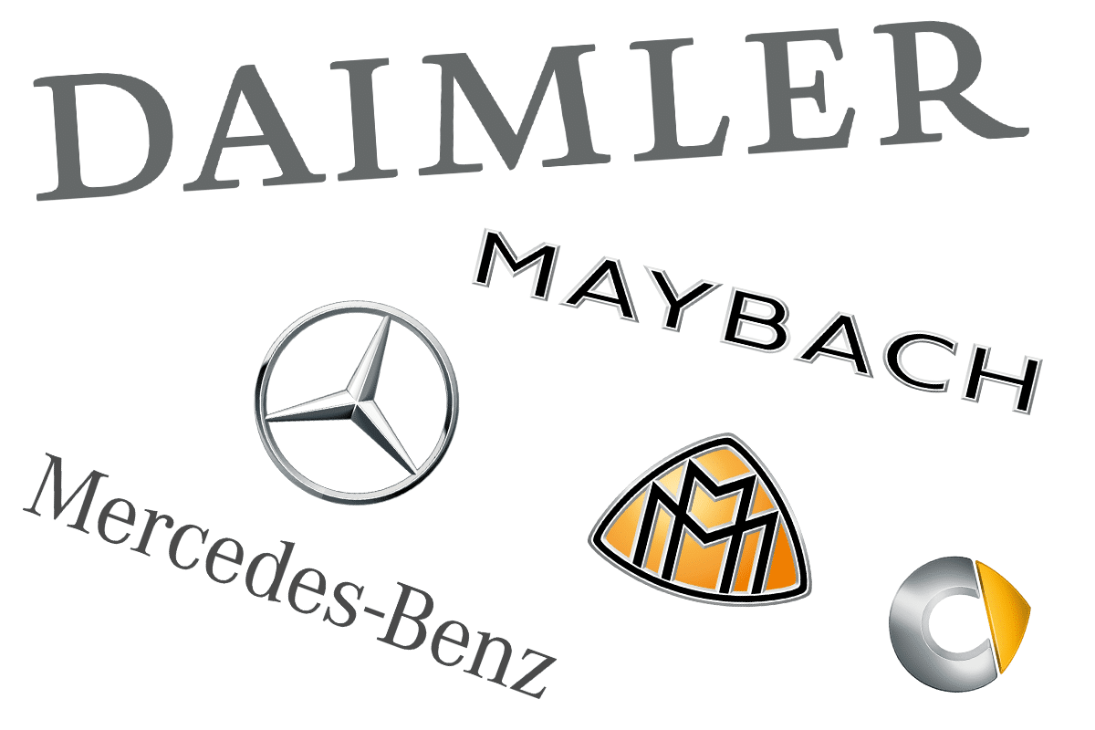 Daimler car brand family tree