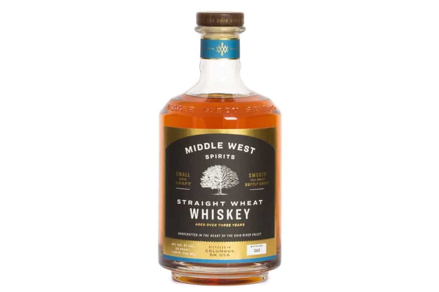 Middle west spirits straight wheat whiskey