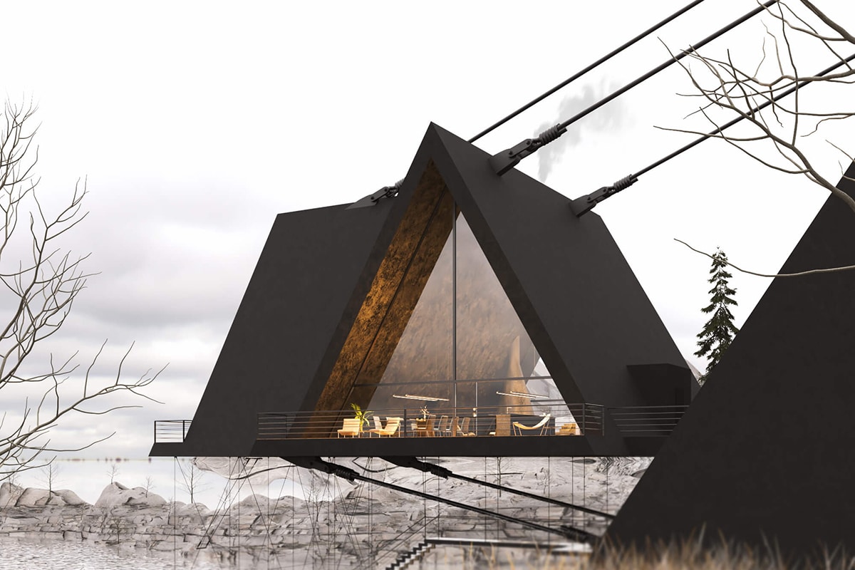 Milad eshtiyaghi suspended house 10