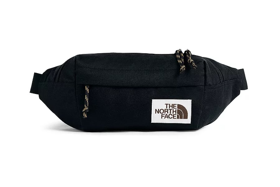 the north face lumbar pack logo appliquéd canvas belt bag