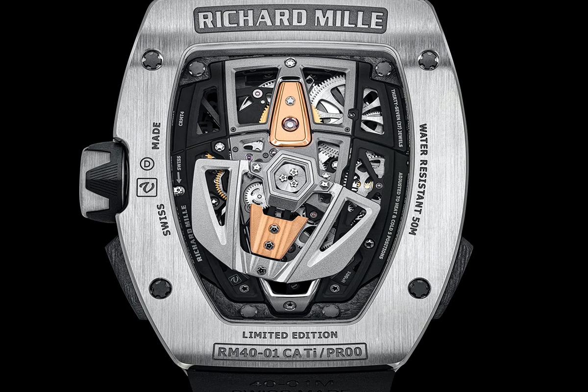 Richard Mille Unveils 1.3 Million RM 40 01 Automatic Tourbillon