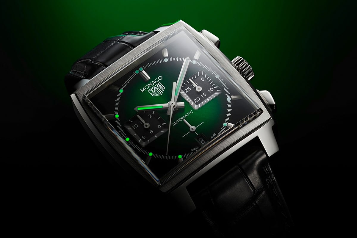 Tag heuer monaco green dial