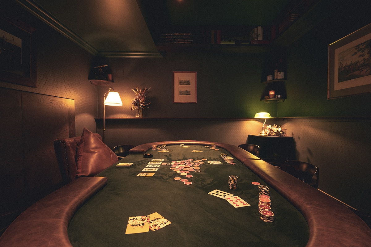 The library poker room