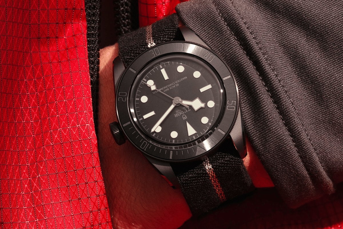 Tudor black bay ceramic 2021 on wrist 2