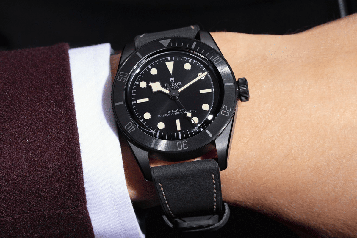 Tudor black bay ceramic 2021 on wrist
