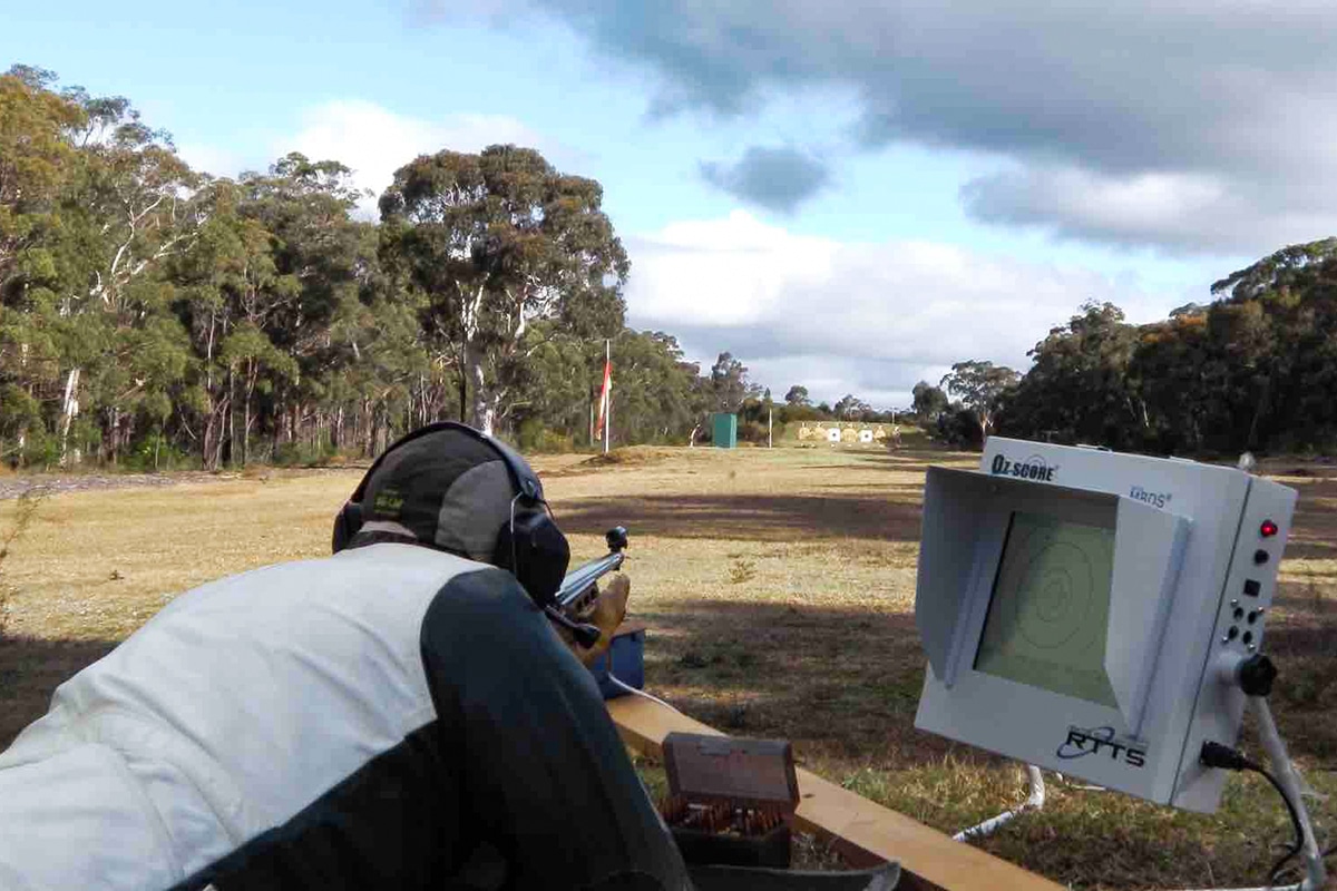 Man Aiming Gun at southern highlands rifle club