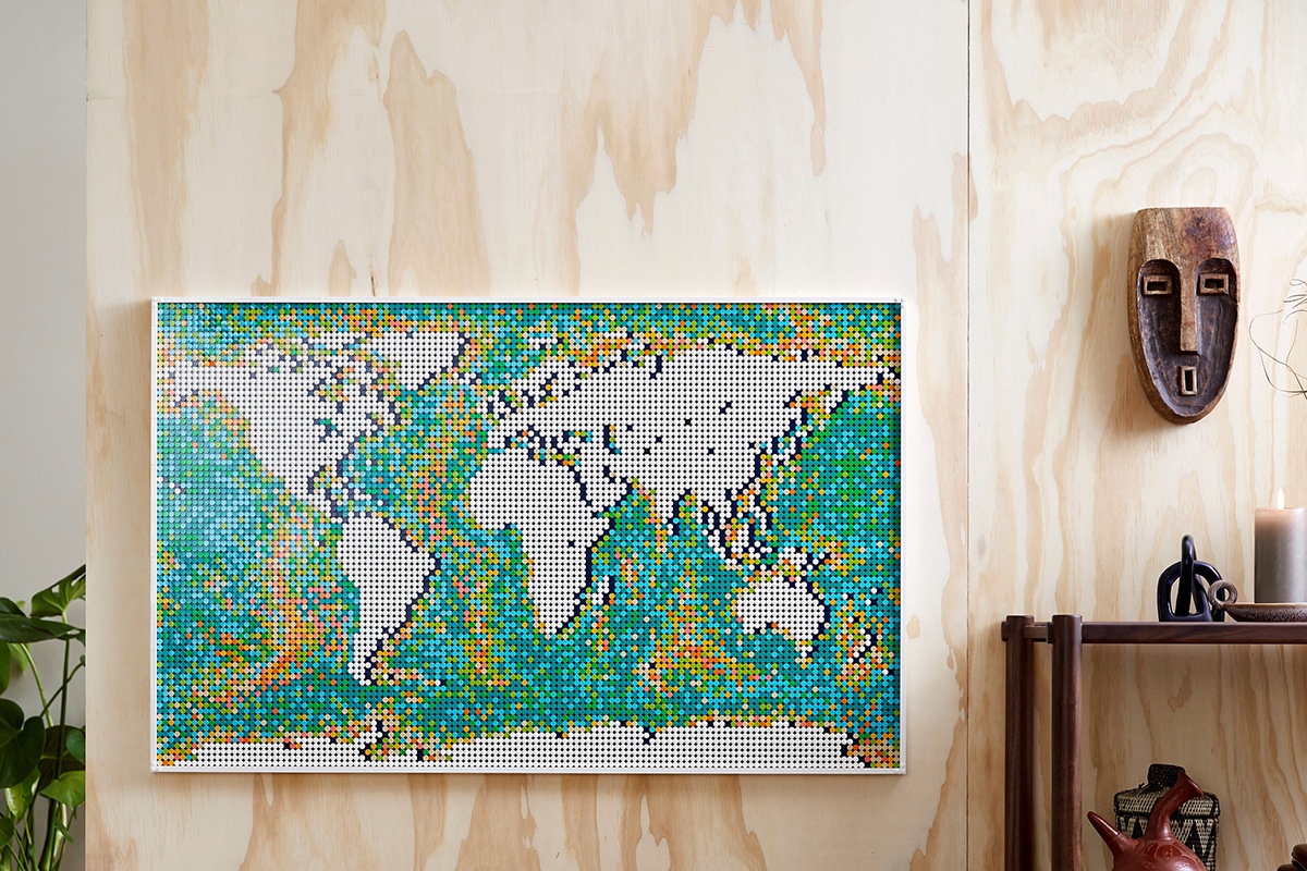 Enormous LEGO World Map Takes You Around the World  Man of Many