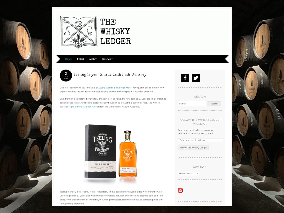 The whisky ledger