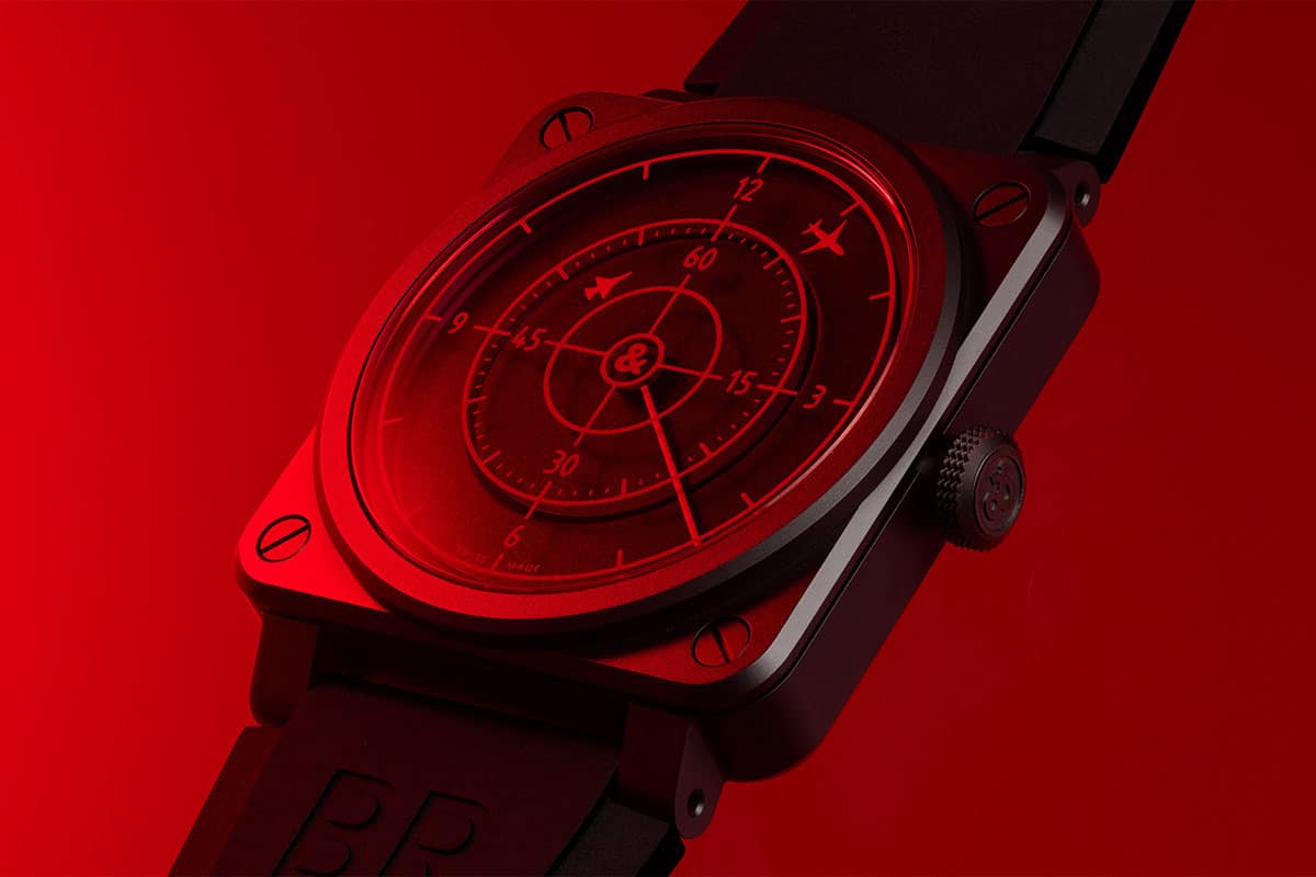 Bell ross br 03 92 red radar 1