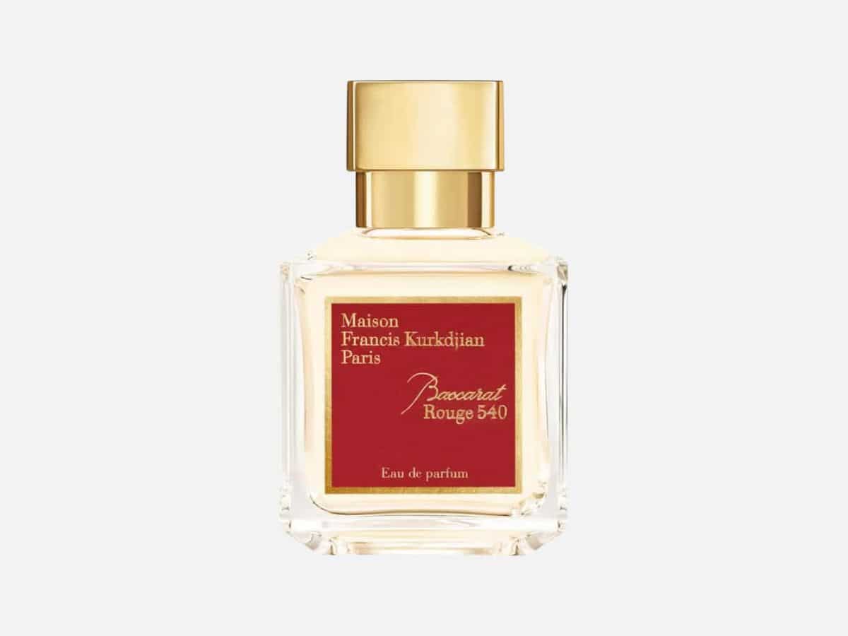 Best luxury perfumes and fragrances for men maison francis kurkdjian baccarat rouge 540