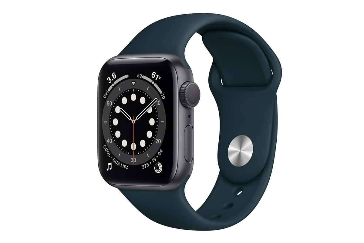 Apple Watch Space Gray Aluminum Case with Sport Band