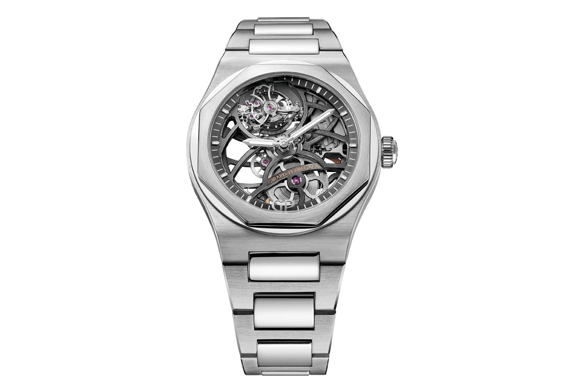 Girard perregaux laureato flying tourbillon skeleton