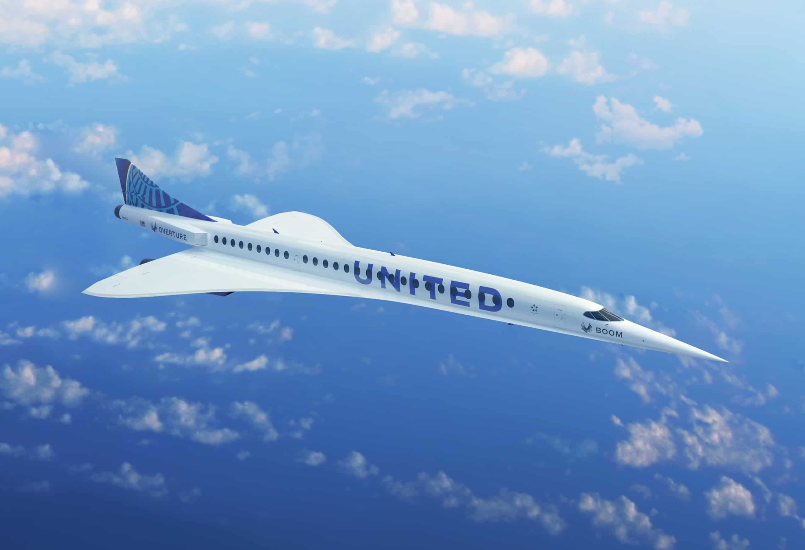 United Arlines Supersonic Plane