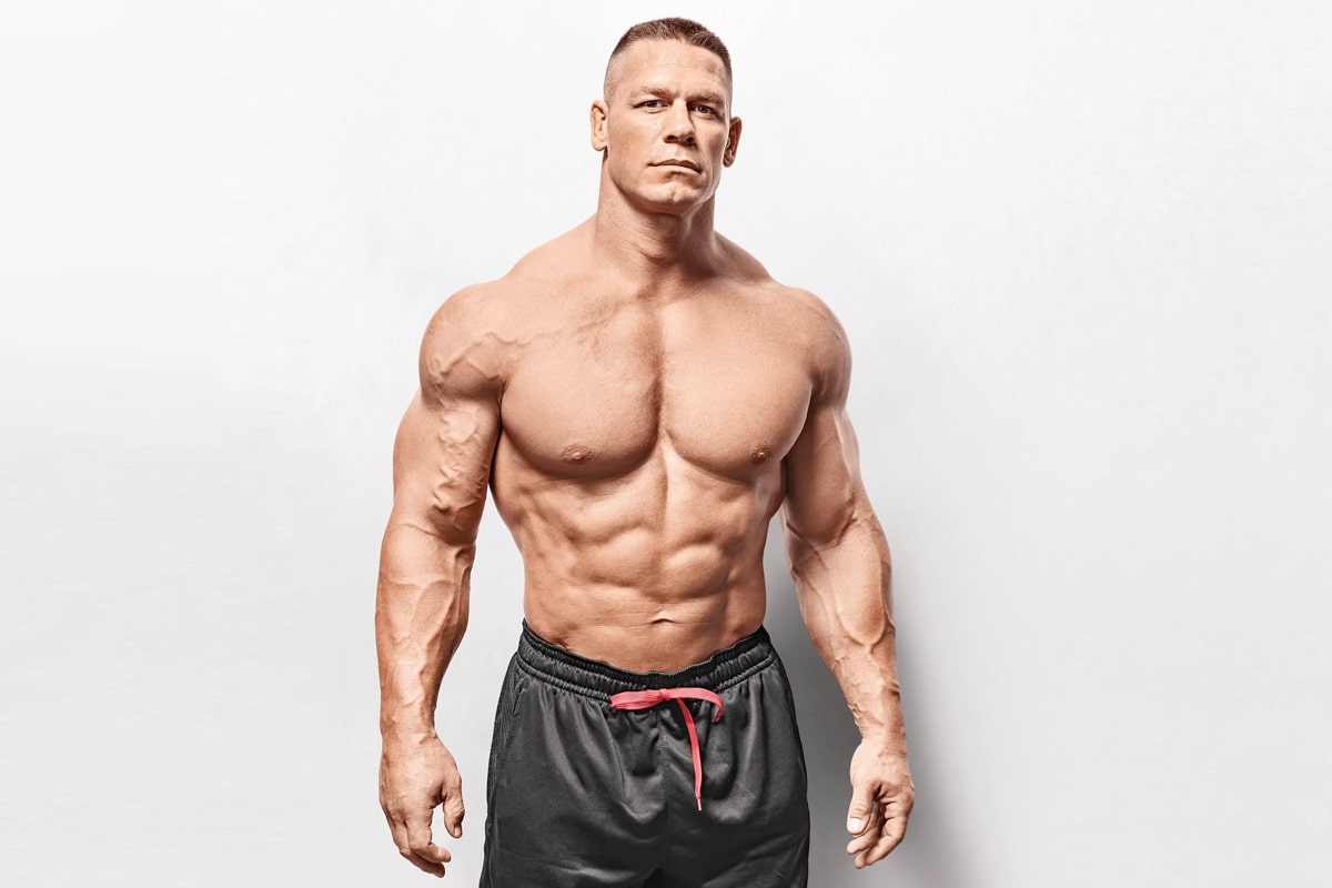 john cena in gym workout