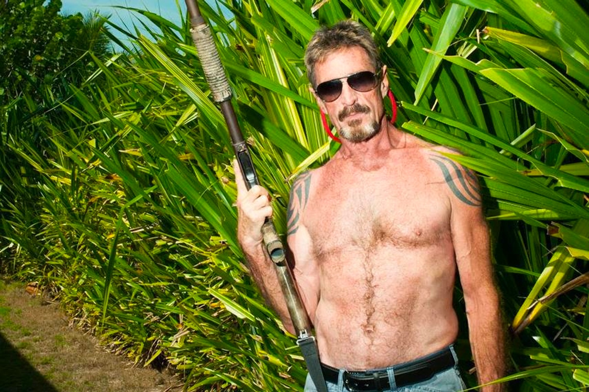 John McAfee - wide 1