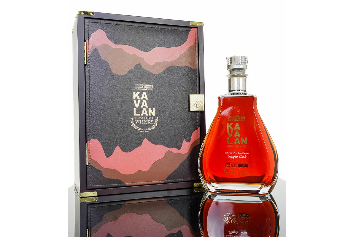 King car 40th anniversary selected wine cask matured single malt whisky
