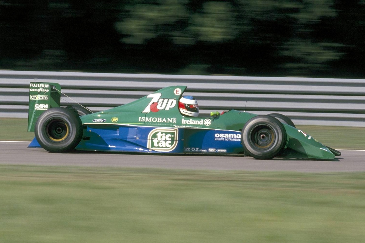 Michael schumachers first ever f1 car