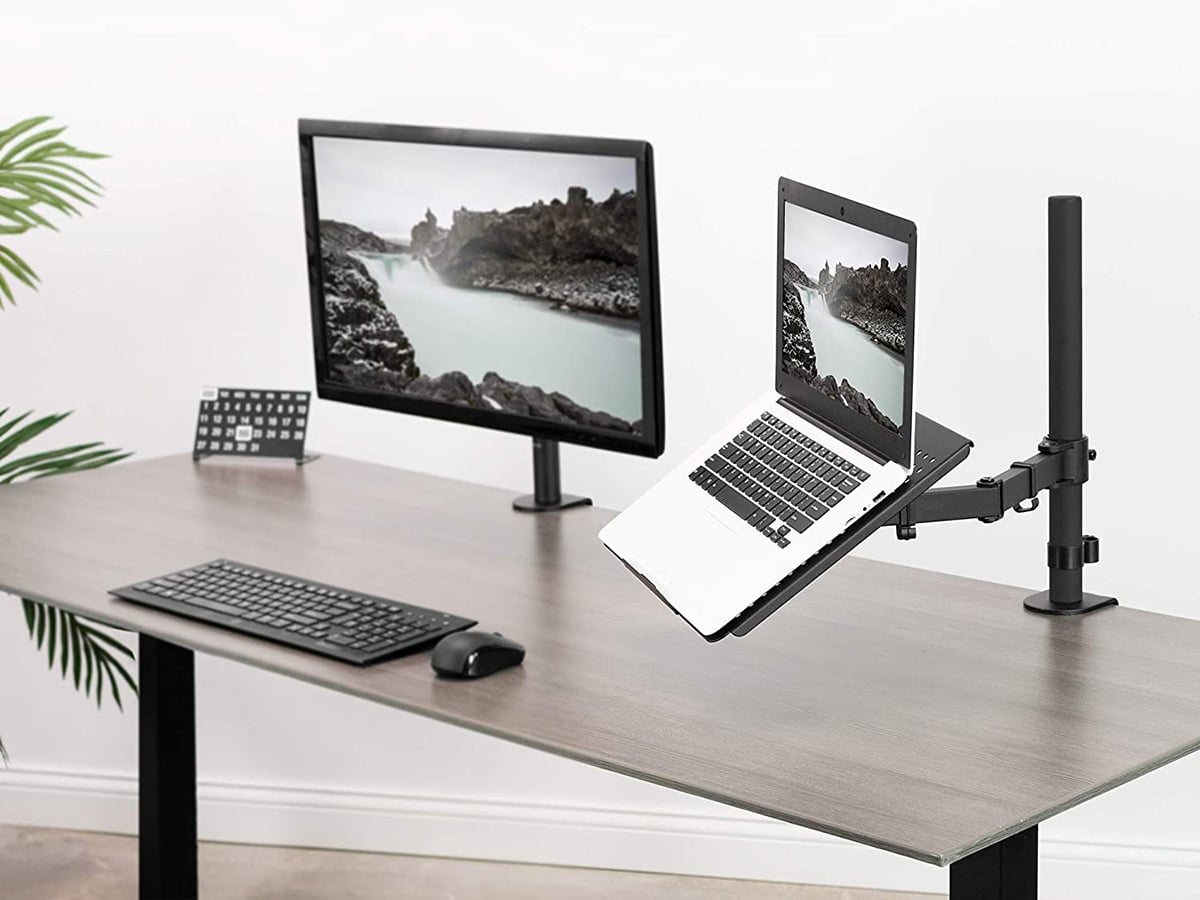 laptop desk rack