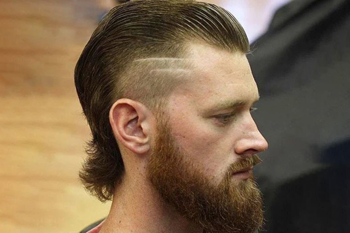 modern mullet hairstyle for men