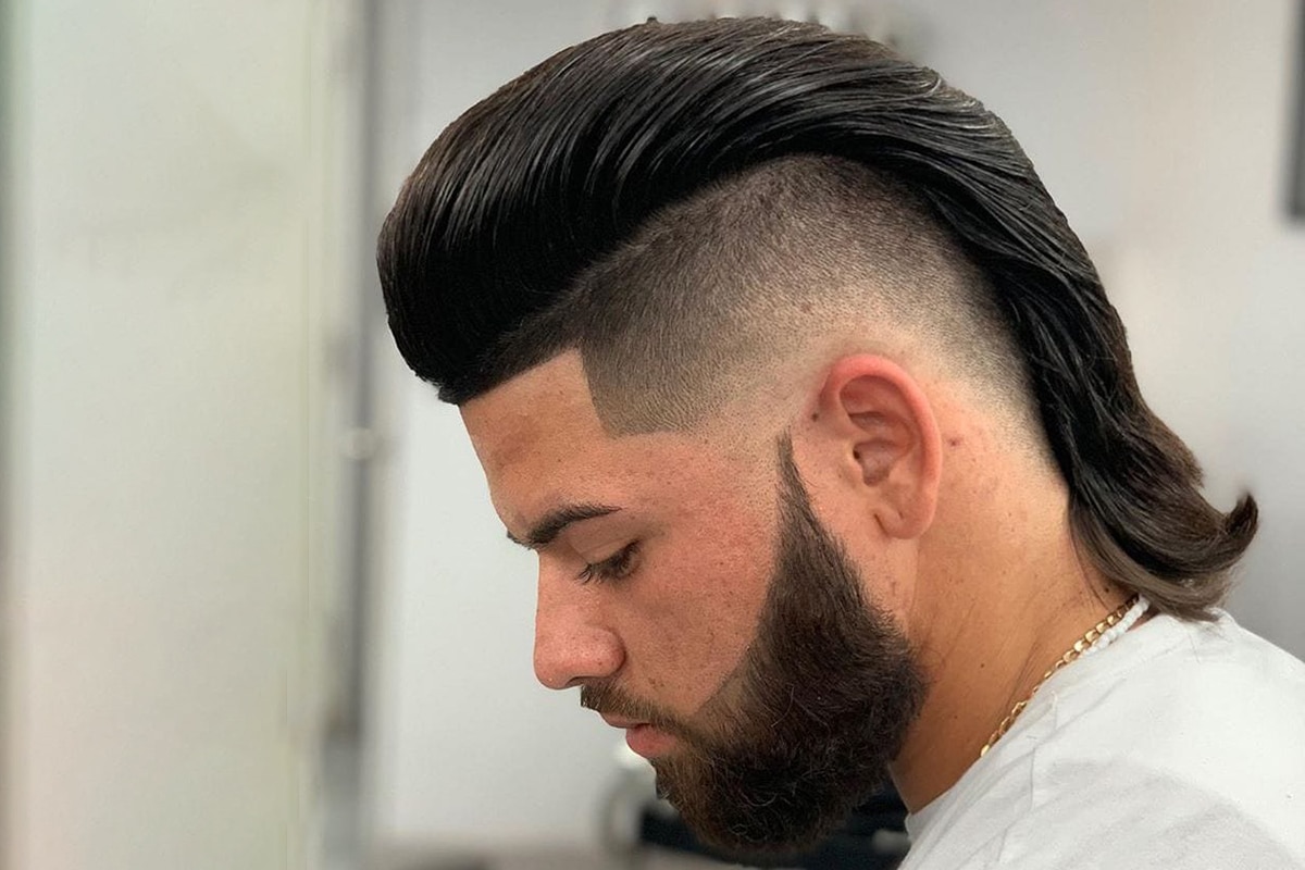 undercut mullet hairstyle for men