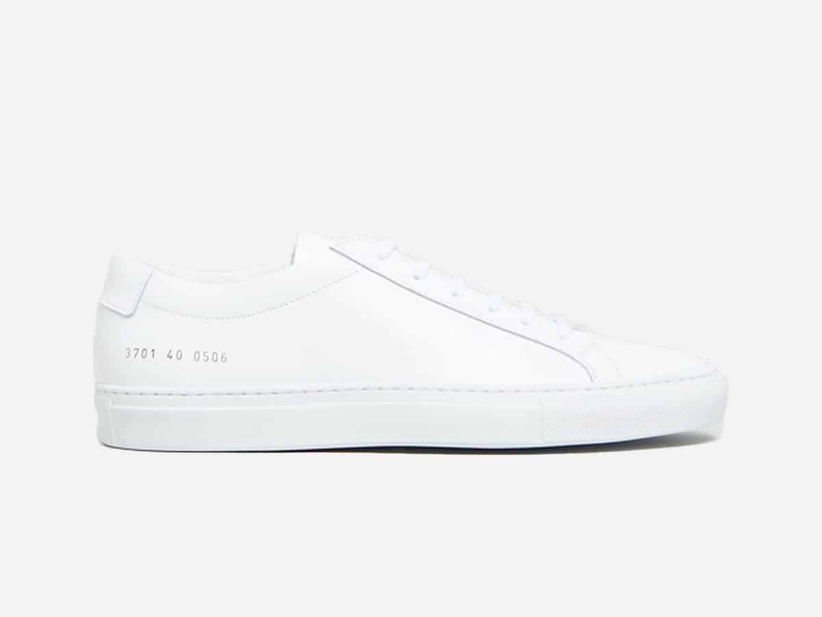 Best white sneakers for men common projects achilles low in white 1
