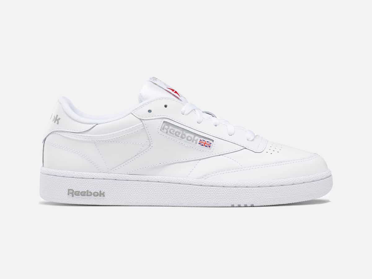 Best white sneakers for men reebok club c 85