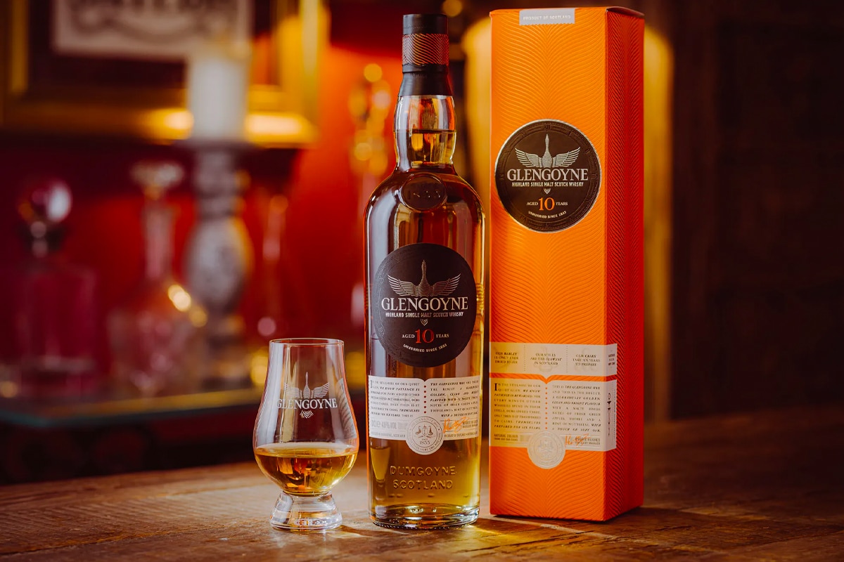 Glengoyne highland single malt scotch whisky