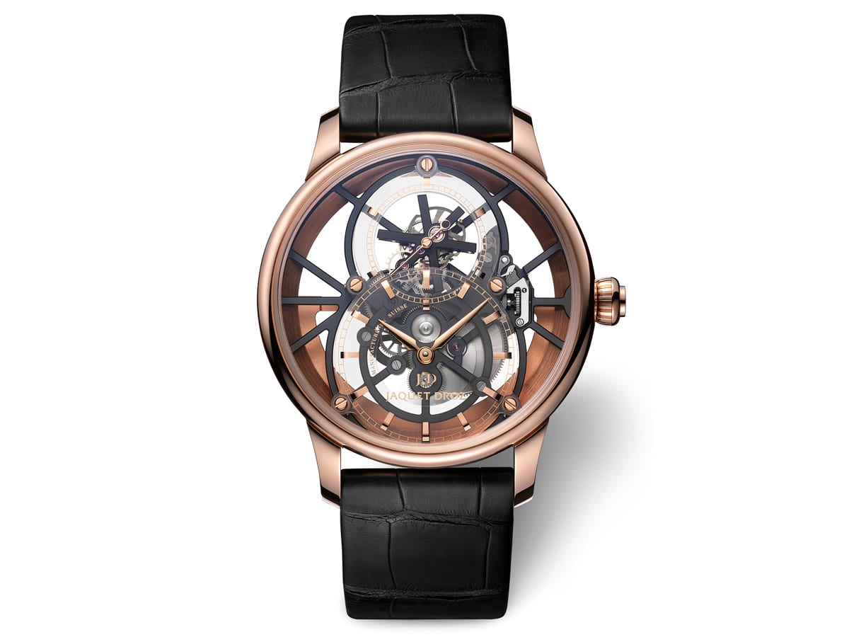 Jaquet droz grande seconde skelet one tourbillon