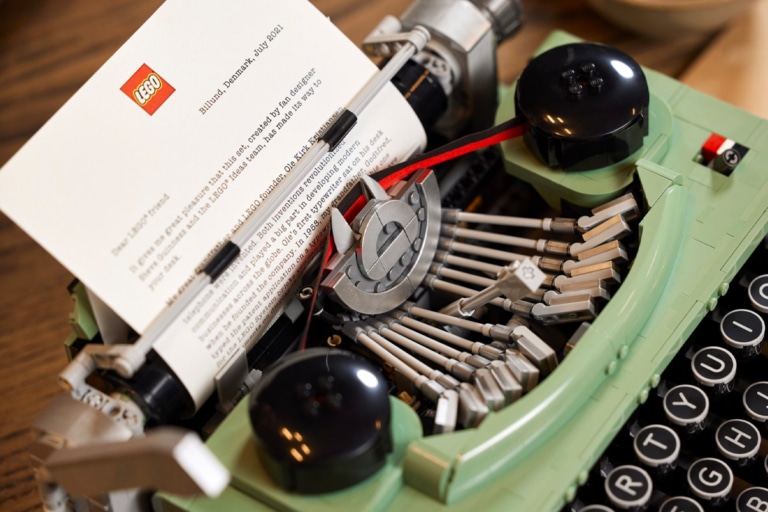 This 2,000 Piece LEGO Typewriter Actually Works Man of Many