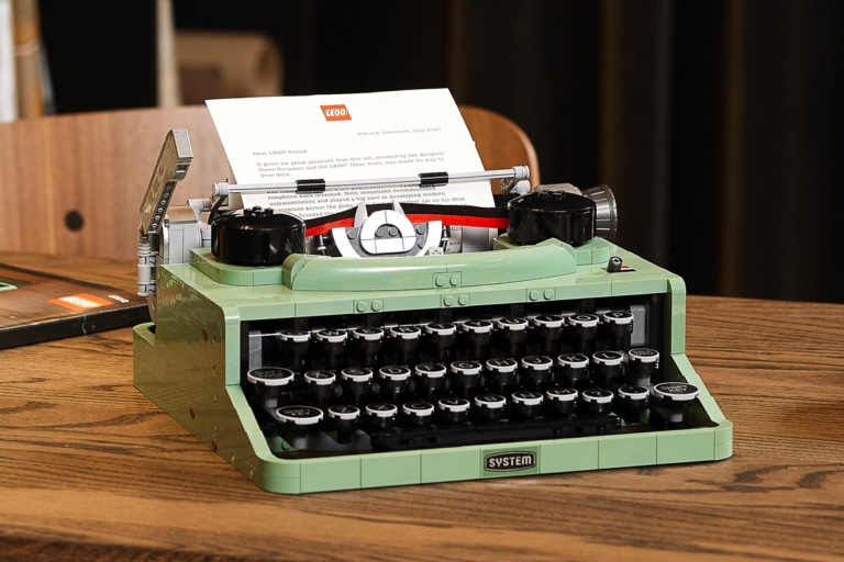 This 2,000 Piece LEGO Typewriter Actually Works Man of Many