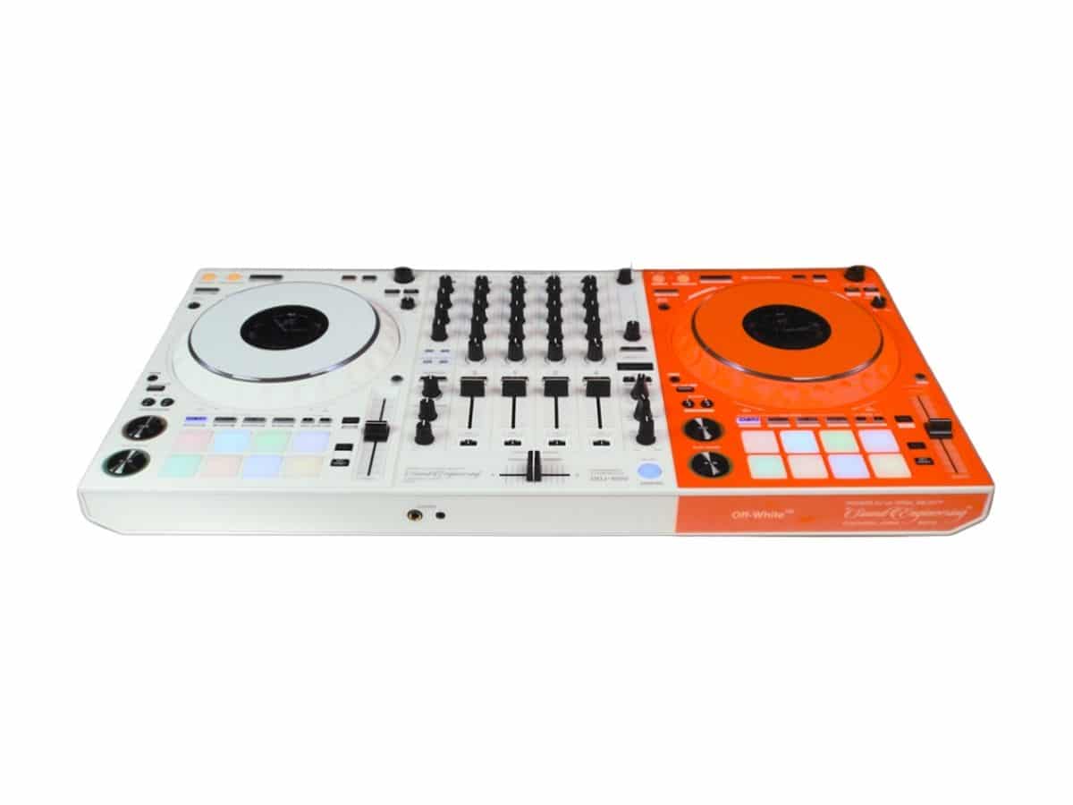 Pioneer DJ パイオニア DDJ-1000SRT -4チャンネルDJコントローラー-お正月 専用スキン Serato SUite White  セール Black セット