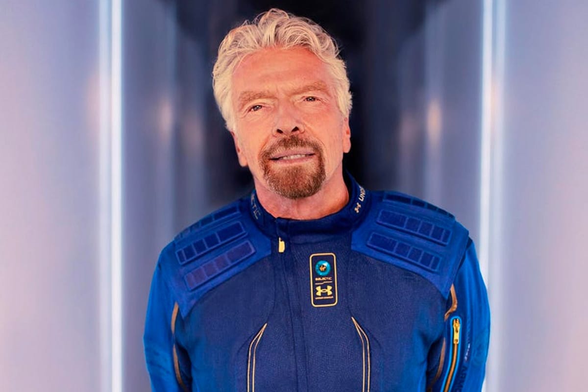 Sir Richard Branson's was onboard Virgin Galactic's Unity 22 shuttle | Image: Virgin Galactic