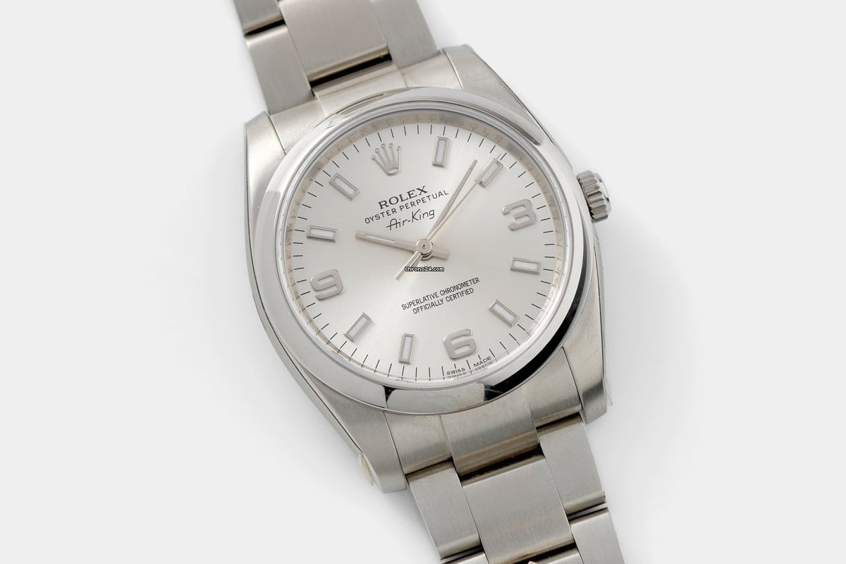 This Ultra Rare Domino s Rolex Air King 114200 is Worth Some